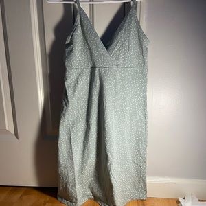 light green floral john galt (brandy melville) dress